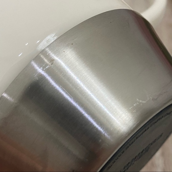 Vintage 2006 Starbucks White with Metal Base Mug - Picture 9 of 9